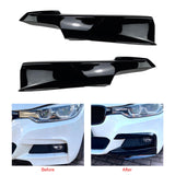 Maxbell Front Surround Bumper Modification Durable for BMW 3 Series F30 F31 Down Black