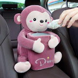 Maxbell Cute Tissue Box Holder Tissue Box Interior Accessories Decoration Monkey
