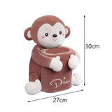 Maxbell Cute Tissue Box Holder Tissue Box Interior Accessories Decoration Brown Monkey