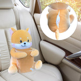 Maxbell Car Tissue Box Holder Brown Home Office Organizer, Cute Decoration
