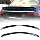 Maxbell Tail Trunk Wing Spoiler Professional Sturdy for Mercedes-Benz E260 Black
