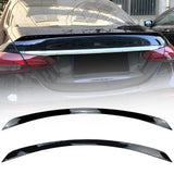 Maxbell Tail Trunk Wing Spoiler Professional Sturdy for Mercedes-Benz E260 Black