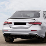 Maxbell Tail Trunk Wing Spoiler Professional Sturdy for Mercedes-Benz E260 Black