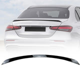 Maxbell Tail Trunk Wing Spoiler Professional Sturdy for Mercedes-Benz E260 Black