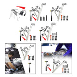 Maxbell Universal Removal Rods Tools Tool Kit Crowbar Set for Vehicle Trucks 8 set