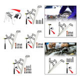 Maxbell Universal Removal Rods Tools Tool Kit Crowbar Set for Vehicle Trucks 8 set