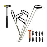 Maxbell Universal Removal Rods Tools Tool Kit Crowbar Set for Vehicle Trucks 16 set