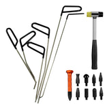 Maxbell Universal Removal Rods Tools Tool Kit Crowbar Set for Vehicle Trucks 16 set