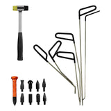 Maxbell Universal Removal Rods Tools Tool Kit Crowbar Set for Vehicle Trucks 16 set
