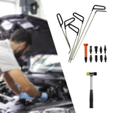 Maxbell Universal Removal Rods Tools Tool Kit Crowbar Set for Vehicle Trucks 16 set