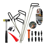 Maxbell Universal Removal Rods Tools Tool Kit Crowbar Set for Vehicle Trucks 18 set