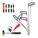 Maxbell Universal Removal Rods Tools Tool Kit Crowbar Set for Vehicle Trucks 18 set