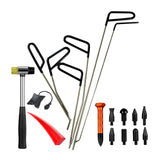 Maxbell Universal Removal Rods Tools Tool Kit Crowbar Set for Vehicle Trucks 18 set
