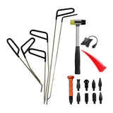 Maxbell Universal Removal Rods Tools Tool Kit Crowbar Set for Vehicle Trucks 18 set