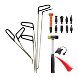 Maxbell Universal Removal Rods Tools Tool Kit Crowbar Set for Vehicle Trucks 18 set