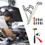 Maxbell Universal Removal Rods Tools Tool Kit Crowbar Set for Vehicle Trucks 18 set