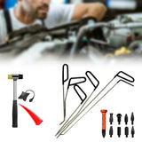 Maxbell Universal Removal Rods Tools Tool Kit Crowbar Set for Vehicle Trucks 18 set