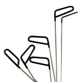 Maxbell Universal Removal Rods Tools Tool Kit Crowbar Set for Vehicle Trucks 18 set