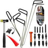 Maxbell Universal Removal Rods Tools Tool Kit Crowbar Set for Vehicle Trucks 23 set