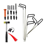 Maxbell Universal Removal Rods Tools Tool Kit Crowbar Set for Vehicle Trucks 23 set