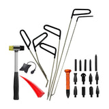 Maxbell Universal Removal Rods Tools Tool Kit Crowbar Set for Vehicle Trucks 23 set