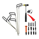 Maxbell Universal Removal Rods Tools Tool Kit Crowbar Set for Vehicle Trucks 23 set