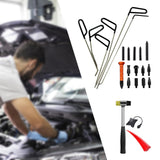 Maxbell Universal Removal Rods Tools Tool Kit Crowbar Set for Vehicle Trucks 23 set