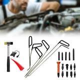 Maxbell Universal Removal Rods Tools Tool Kit Crowbar Set for Vehicle Trucks 23 set