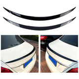 Maxbell Vehicle Tail Trunk Wing Spoiler for Mercedes-Benz C Class W205 C180 Black