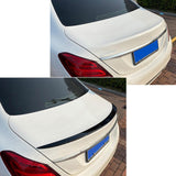 Maxbell Vehicle Tail Trunk Wing Spoiler for Mercedes-Benz C Class W205 C180 Black