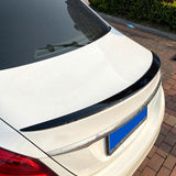 Maxbell Vehicle Tail Trunk Wing Spoiler for Mercedes-Benz C Class W205 C180 Black
