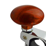 Maxbell Steering Wheel Knob Aid Handle Metal ABS Rubber for Auto Automotive Brown