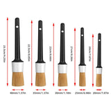 Maxbell 5Pcs Car Detailing Brushes Set for Seat Interior Exterior Motorcycle