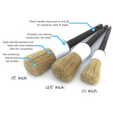 Maxbell 5Pcs Car Detailing Brushes Set for Seat Interior Exterior Motorcycle