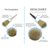 Maxbell 5Pcs Car Detailing Brushes Set for Seat Interior Exterior Motorcycle