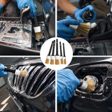 Maxbell 5Pcs Car Detailing Brushes Set for Seat Interior Exterior Motorcycle