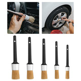Maxbell 5Pcs Car Detailing Brushes Set for Seat Interior Exterior Motorcycle