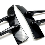 Maxbell Front Bumper Air Vent Trim Cover Stickers for Mercedes-Benz A-Class Black