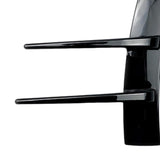 Maxbell Front Bumper Air Vent Trim Cover Stickers for Mercedes-Benz A-Class Black
