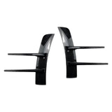 Maxbell Front Bumper Air Vent Trim Cover Stickers for Mercedes-Benz A-Class Carbon fiber pattern