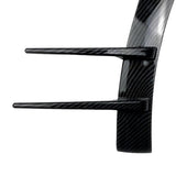 Maxbell Front Bumper Air Vent Trim Cover Stickers for Mercedes-Benz A-Class Carbon fiber pattern