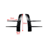 Maxbell Front Bumper Air Vent Trim Cover Stickers for Mercedes-Benz A-Class Carbon fiber pattern