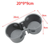Maxbell Cup Holder Insert Water Cup Holder Slot Slip Limit for Tesla Model 3 Y Gray