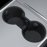 Maxbell Cup Holder Insert Water Cup Holder Slot Slip Limit for Tesla Model 3 Y Black