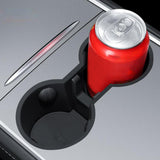 Maxbell Cup Holder Insert Water Cup Holder Slot Slip Limit for Tesla Model 3 Y Black
