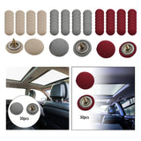 Maxbell Headliner Repair Button Auto Roof Snap Rivets Retainer for All Cars Gray