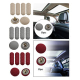 Maxbell Headliner Repair Button Auto Roof Snap Rivets Retainer for All Cars Gray