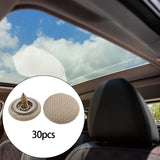 Maxbell Headliner Repair Button Auto Roof Snap Rivets Retainer for All Cars Beige