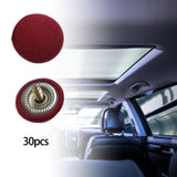 Maxbell Headliner Repair Button Auto Roof Snap Rivets Retainer for All Cars Red
