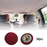 Maxbell Headliner Repair Button Auto Roof Snap Rivets Retainer for All Cars Red